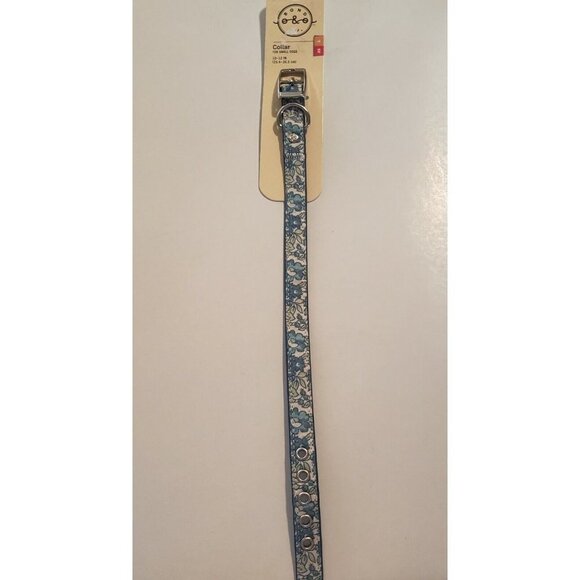 BOND & Co. Baby Blue Blossom Dog Collar, X-Small/Small BRAND NEW - Picture 2 of 2